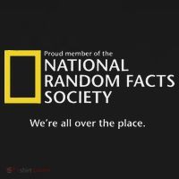 Funny National Random Facts Society For Odd Memory People Baby Bodysuit thumb 2