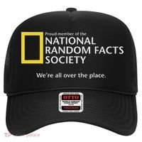 Funny National Random Facts Society For Odd Memory People Hat thumb 0