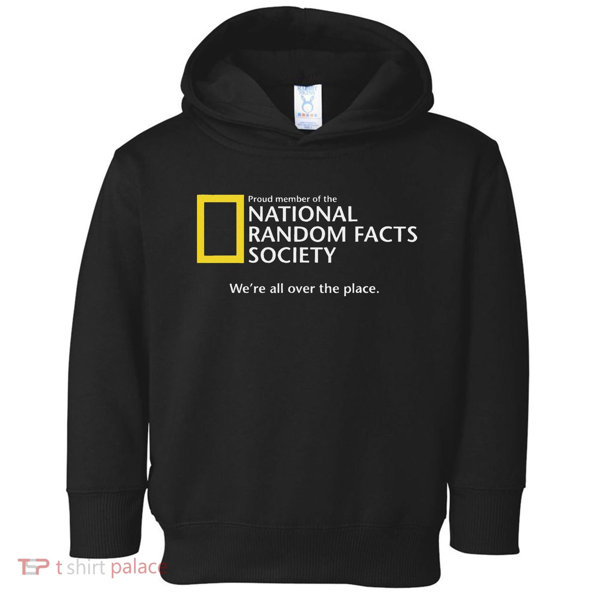 Funny National Random Facts Society For Odd Memory People Toddler Hoodie