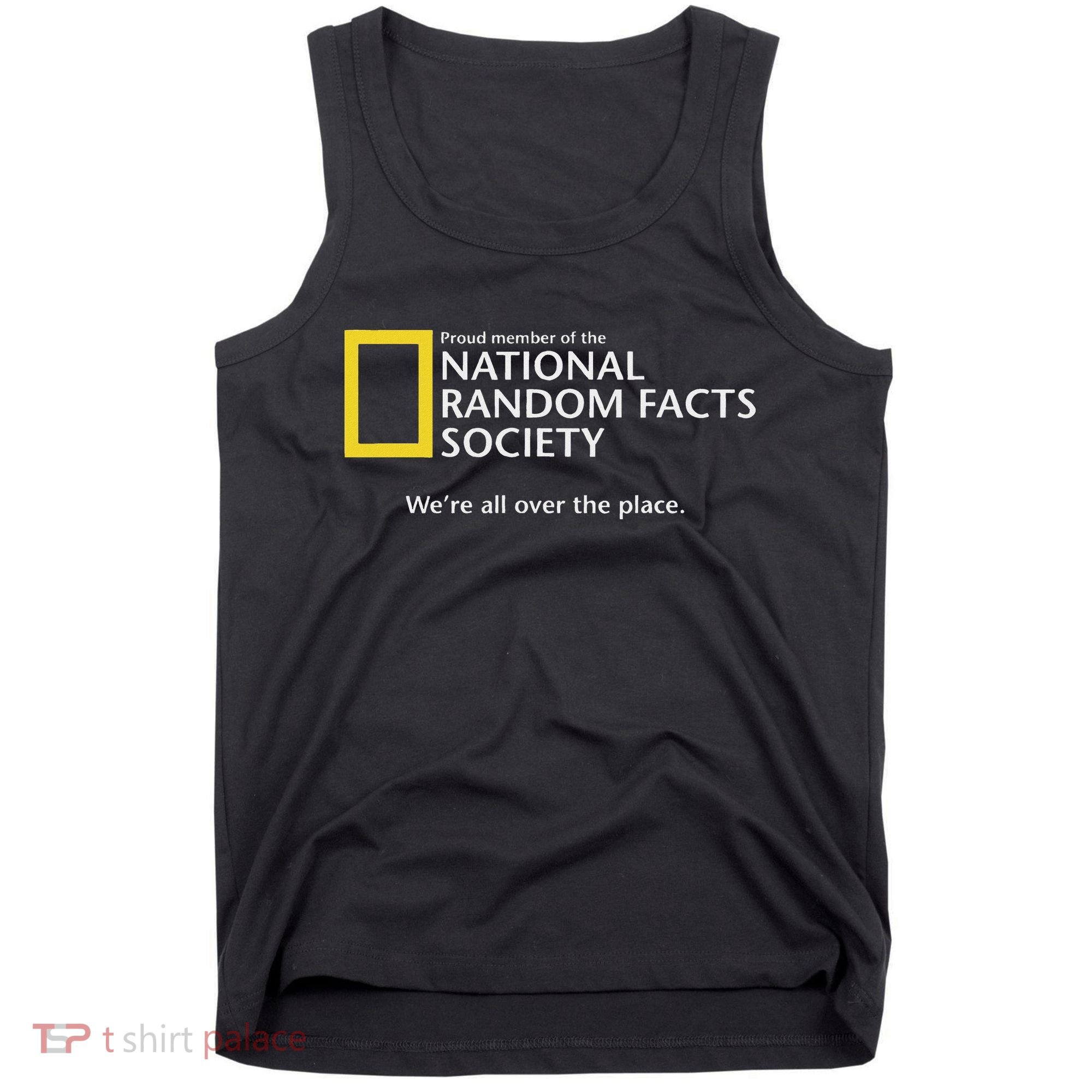 Funny National Random Facts Society For Odd Memory People Tank Top