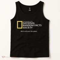 Funny National Random Facts Society For Odd Memory People Tank Top thumb 2