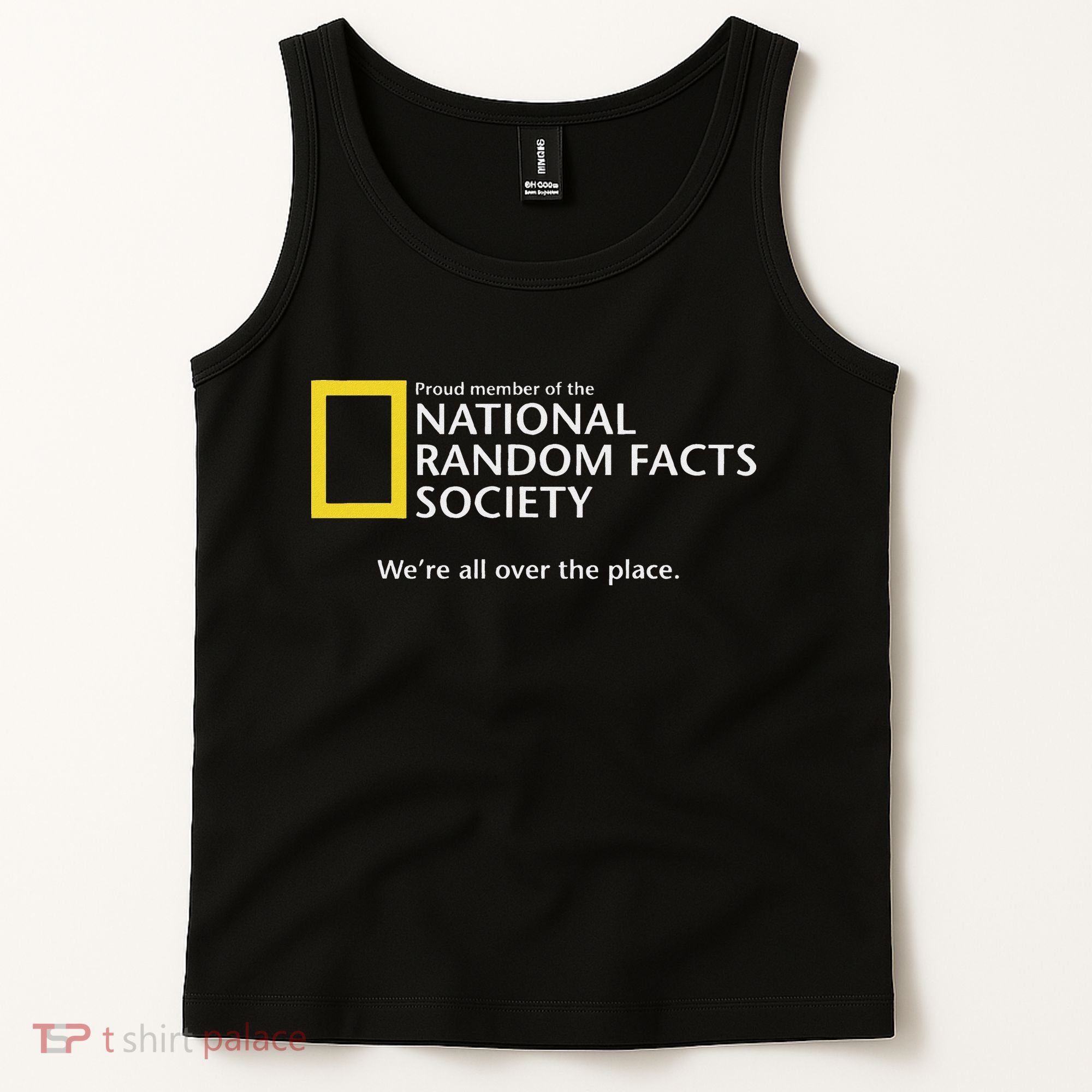 Funny National Random Facts Society For Odd Memory People Tank Top