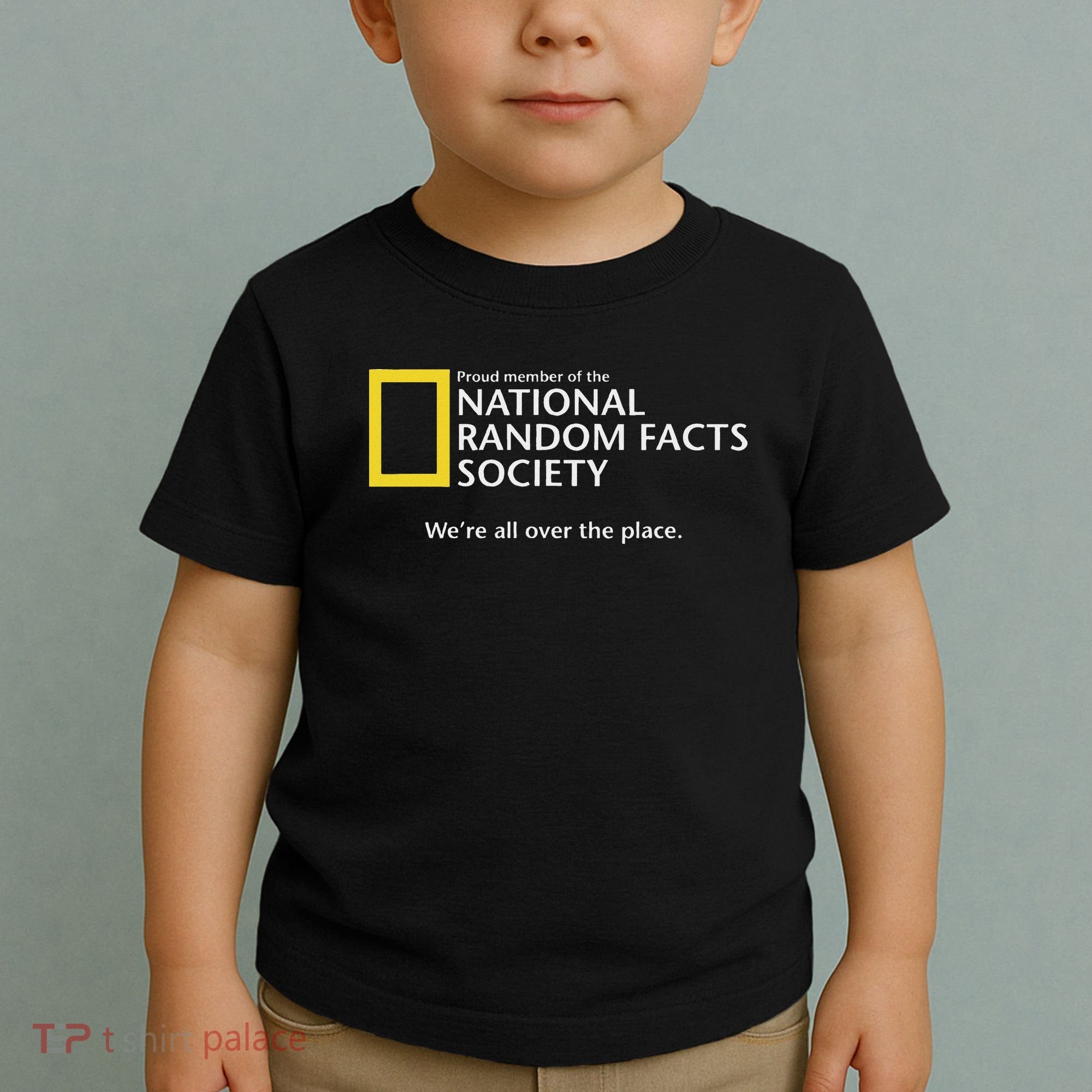 Funny National Random Facts Society For Odd Memory People Toddler T-Shirt