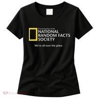 Funny National Random Facts Society For Odd Memory People Women's T-Shirt thumb 0