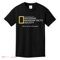 Funny National Random Facts Society For Odd Memory People Kids T-Shirt thumb 0