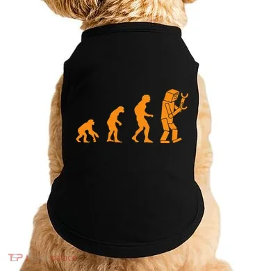 Funny Nerdy Robot Evolution Computer Robotics Geek Gift Doggie Tank