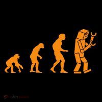 Funny Nerdy Robot Evolution Computer Robotics Geek Gift Bucket Hat thumb 4