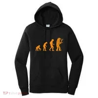 Funny Nerdy Robot Evolution Computer Robotics Geek Gift Women's Hoodie thumb 0