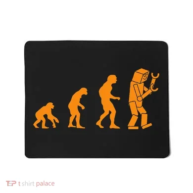 Funny Nerdy Robot Evolution Computer Robotics Geek Gift Mousepad