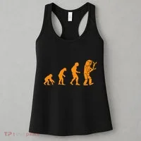 Funny Nerdy Robot Evolution Computer Robotics Geek Gift Women's Tank Top thumb 3