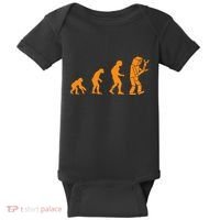 Funny Nerdy Robot Evolution Computer Robotics Geek Gift Baby Bodysuit thumb 0