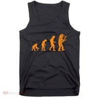 Funny Nerdy Robot Evolution Computer Robotics Geek Gift Tank Top thumb 0