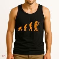 Funny Nerdy Robot Evolution Computer Robotics Geek Gift Tank Top thumb 3