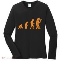 Funny Nerdy Robot Evolution Computer Robotics Geek Gift Women's Long Sleeve Shirt thumb 0