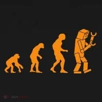 Funny Nerdy Robot Evolution Computer Robotics Geek Gift Women's T-Shirt thumb 6