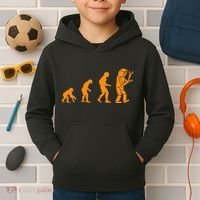 Funny Nerdy Robot Evolution Computer Robotics Geek Gift Kids Hoodie thumb 2