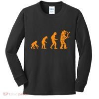 Funny Nerdy Robot Evolution Computer Robotics Geek Gift Kids Long Sleeve Shirt thumb 0