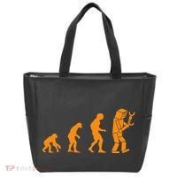 Funny Nerdy Robot Evolution Computer Robotics Geek Gift Tote Bag thumb 0