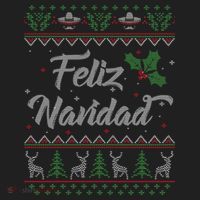 Feliz Navidad Spanish Merry Christmas Women's Sweatshirt thumb 2