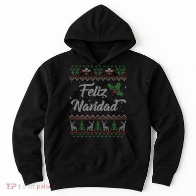 Feliz Navidad Spanish Merry Christmas Hoodie