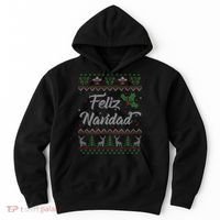 Feliz Navidad Spanish Merry Christmas Hoodie thumb 0