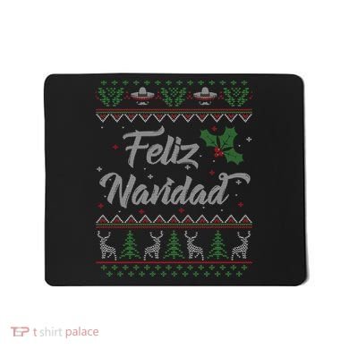 Feliz Navidad Spanish Merry Christmas Mousepad