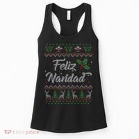 Feliz Navidad Spanish Merry Christmas Women's Tank Top thumb 0