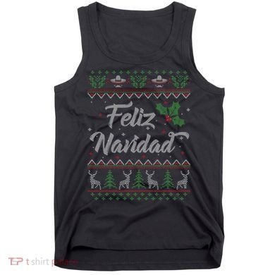 Feliz Navidad Spanish Merry Christmas Tank Top