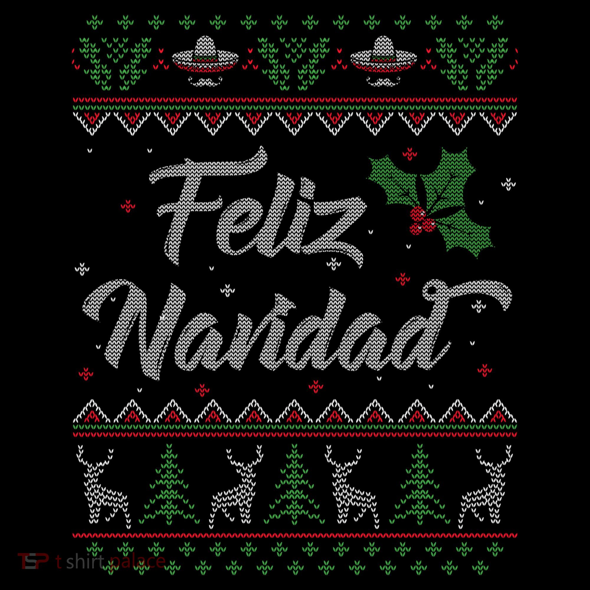 Feliz Navidad Spanish Merry Christmas Women's T-Shirt