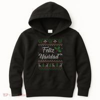 Feliz Navidad Spanish Merry Christmas Kids Hoodie thumb 0