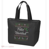 Feliz Navidad Spanish Merry Christmas Tote Bag thumb 3