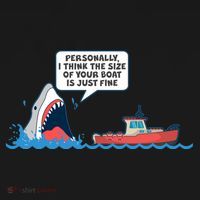Funny Nice Shark And Fishing Boat Comic Women's Hoodie thumb 2