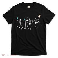 Funny Nurse Skeleton Halloween Healthcare Crew Skeleton T-Shirt thumb 0