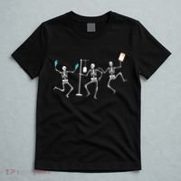 Funny Nurse Skeleton Halloween Healthcare Crew Skeleton T-Shirt thumb 5