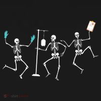 Funny Nurse Skeleton Halloween Healthcare Crew Skeleton Women's Hoodie thumb 2