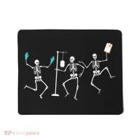 Funny Nurse Skeleton Halloween Healthcare Crew Skeleton Mousepad thumb 0