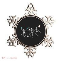 Funny Nurse Skeleton Halloween Healthcare Crew Skeleton Ornament thumb 0