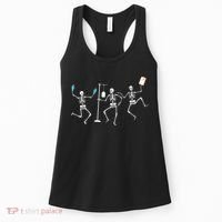 Funny Nurse Skeleton Halloween Healthcare Crew Skeleton Women's Tank Top thumb 0