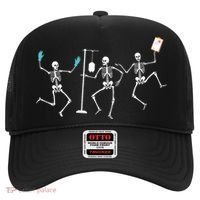 Funny Nurse Skeleton Halloween Healthcare Crew Skeleton Hat thumb 0