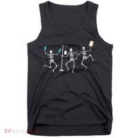 Funny Nurse Skeleton Halloween Healthcare Crew Skeleton Tank Top thumb 0