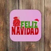 Feliz Navidad Spanish Christmas Coaster thumb 0