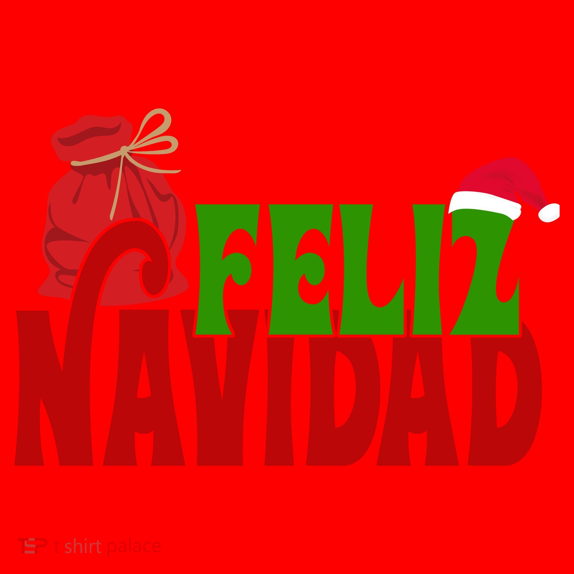 Feliz Navidad Spanish Christmas Santa Hat