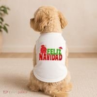 Feliz Navidad Spanish Christmas Doggie Tank thumb 2
