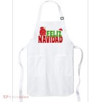 Feliz Navidad Spanish Christmas Apron thumb 0