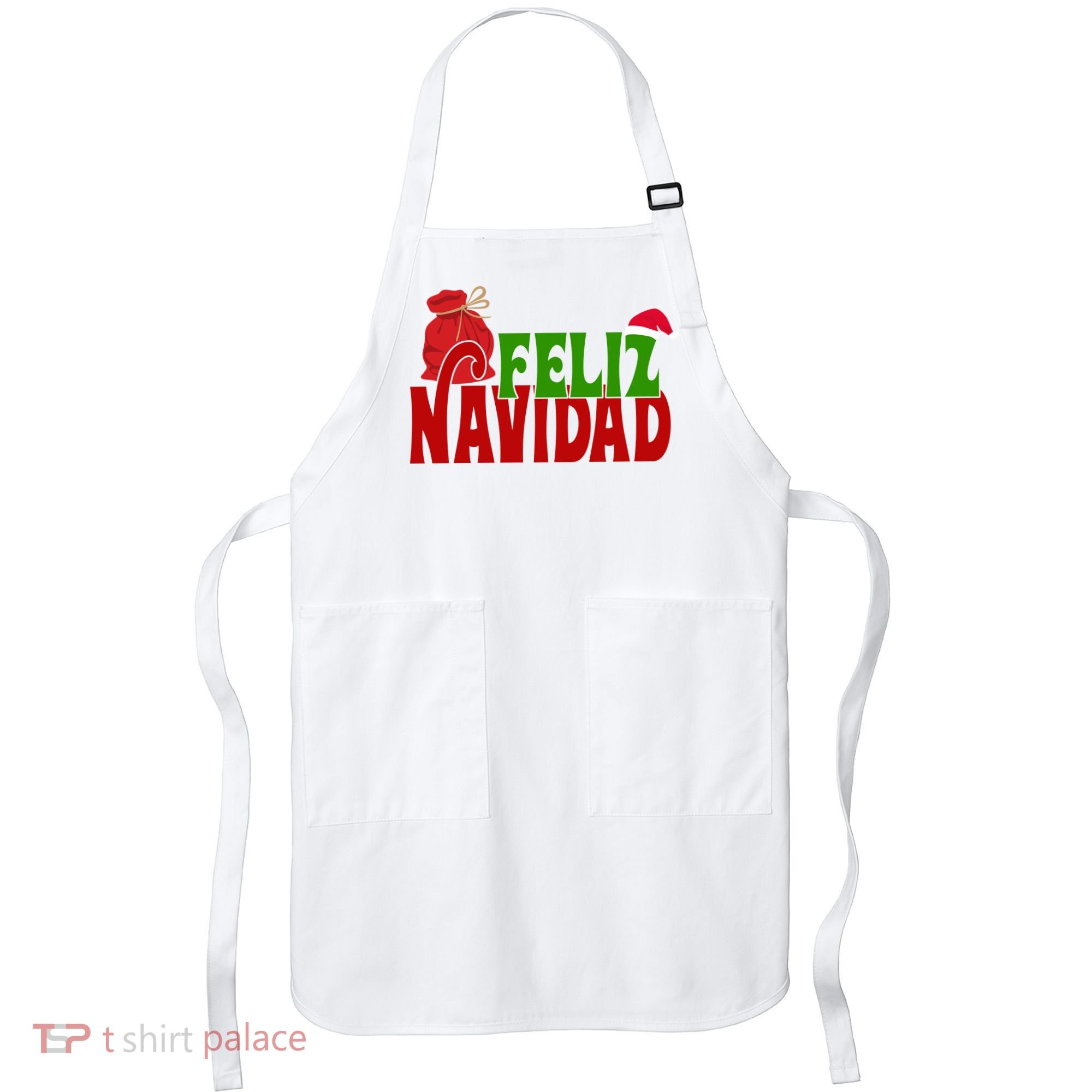 Feliz Navidad Spanish Christmas Apron