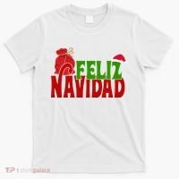 Feliz Navidad Spanish Christmas T-Shirt thumb 0