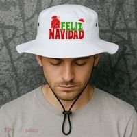 Feliz Navidad Spanish Christmas Bucket Hat thumb 2