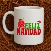 Feliz Navidad Spanish Christmas Coffee Mug thumb 2