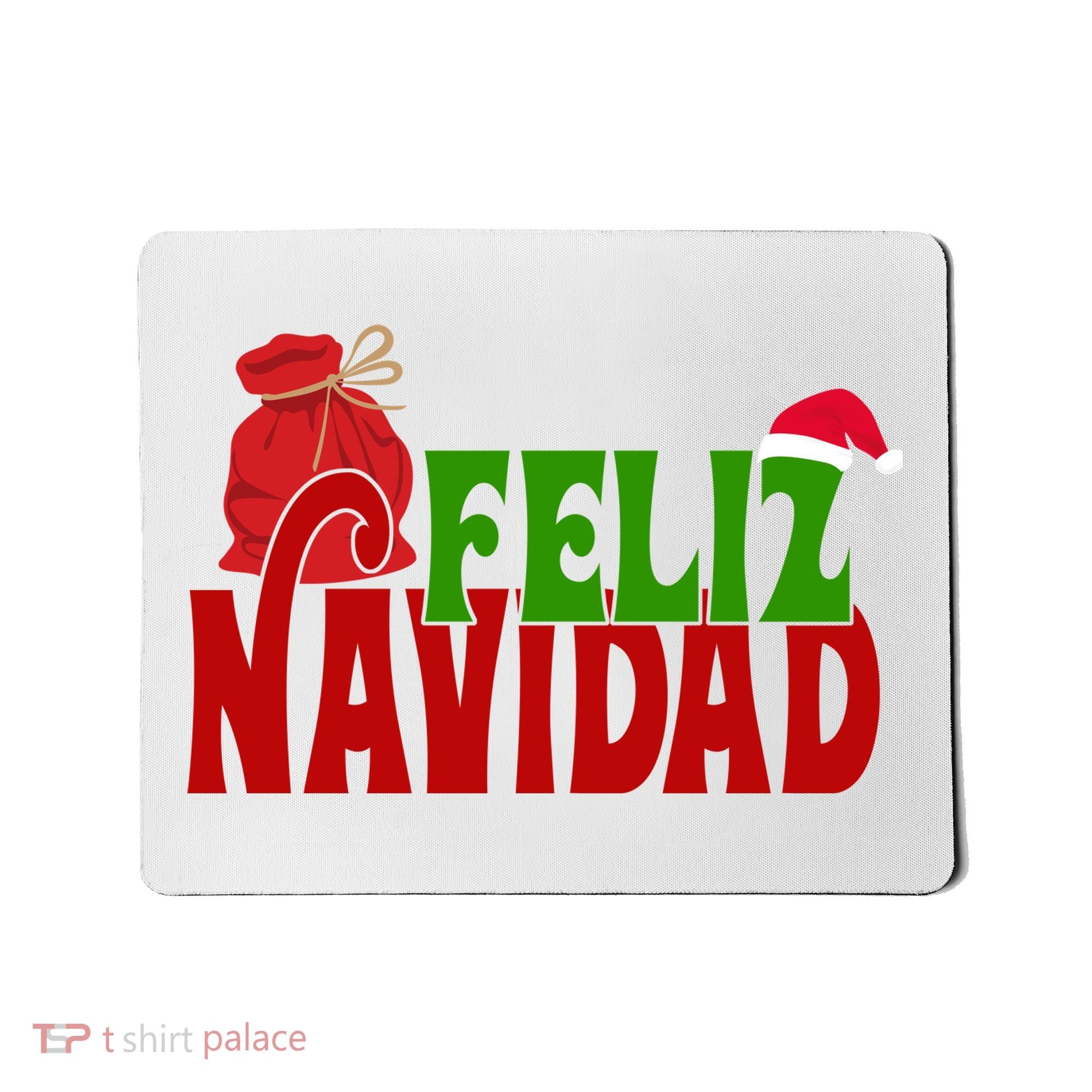 Feliz Navidad Spanish Christmas Mousepad