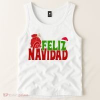 Feliz Navidad Spanish Christmas Tank Top thumb 2